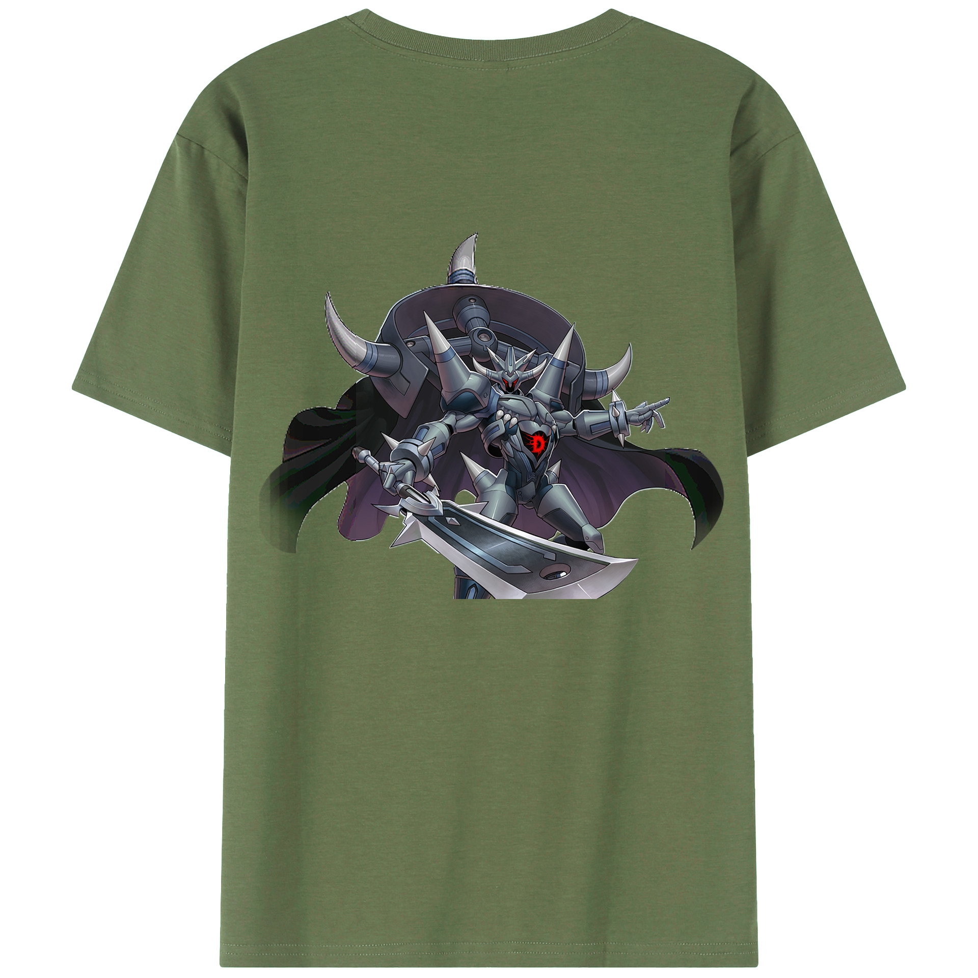 （画像用） 遊☆戯☆王 Yu-Gi-Oh! 綿100％ メンズ半袖Tシャツ（バックプリント） 通気性